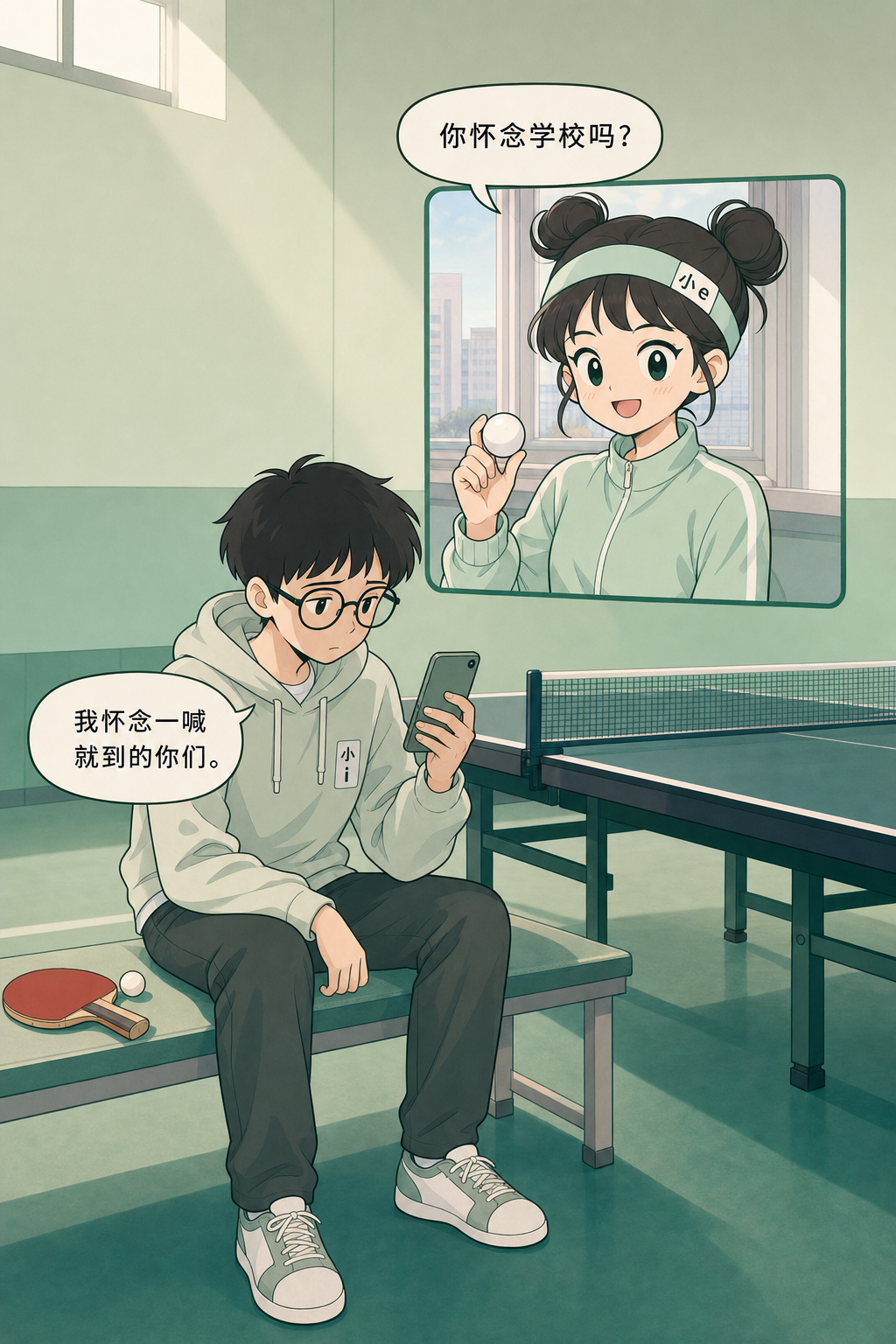 想念一起打球的人