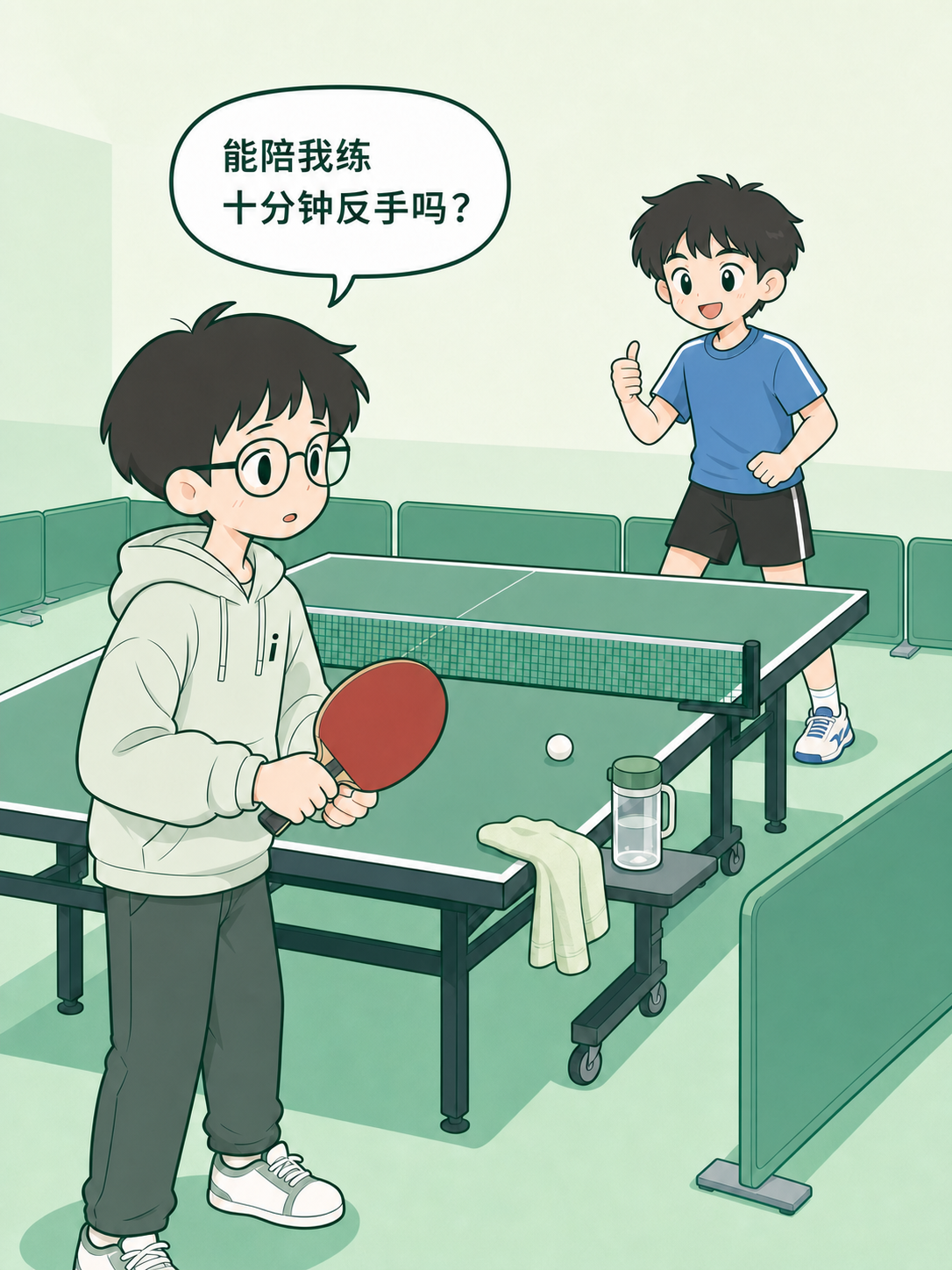 小i想练十分钟反手