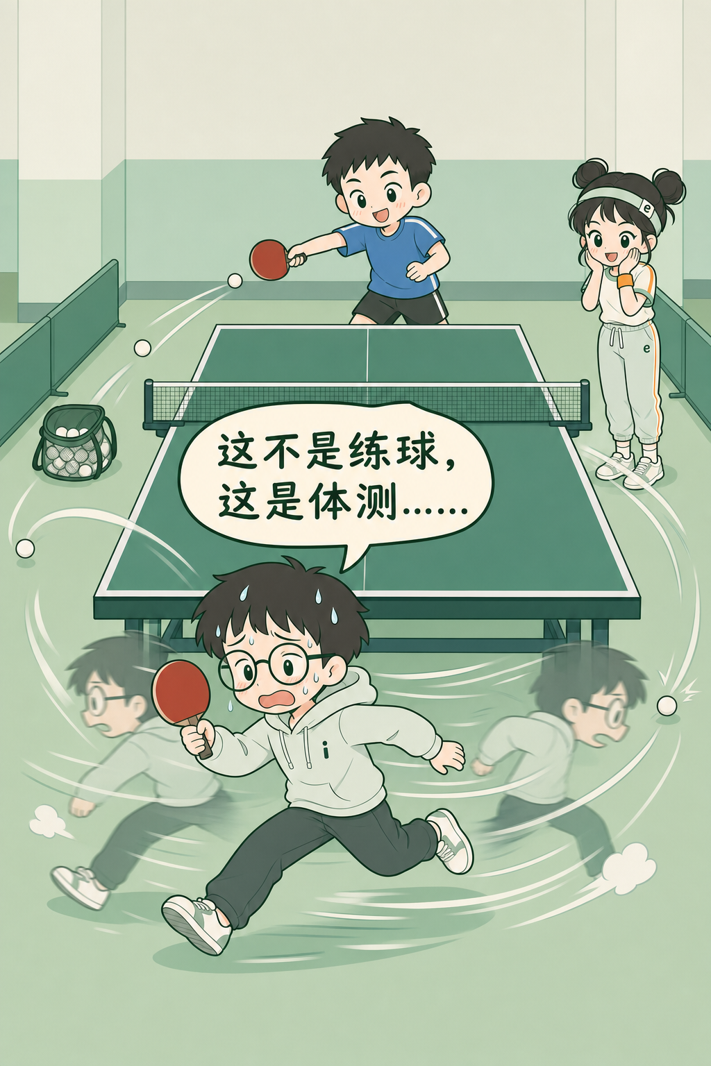 练球变成全场体测